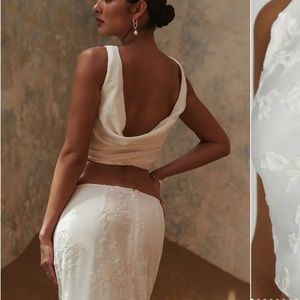 Meshki Mona Cowl Back Top - tags on